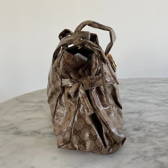 GUCCI HYSTERIA GG MONOGRAM BEIGE SHINY - Picture 2 of 7
